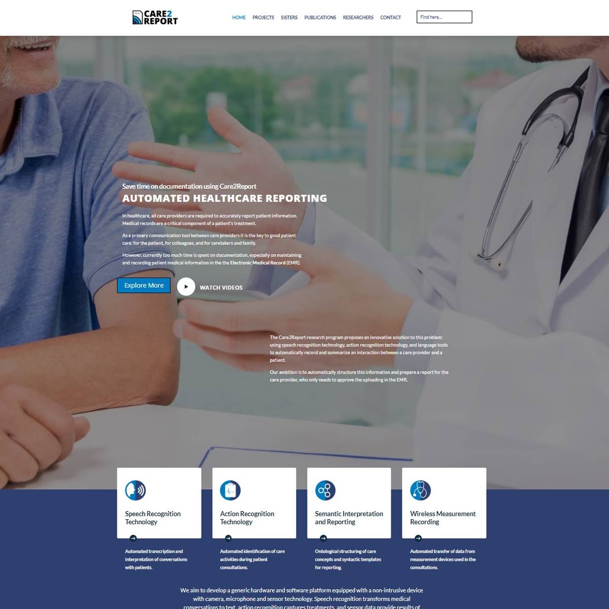 homepage Care2Report